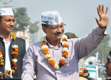 केजरीवाल का रोड शो