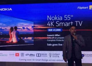 Nokia का आया 55 इंच का 4K स्मार्ट टीवी