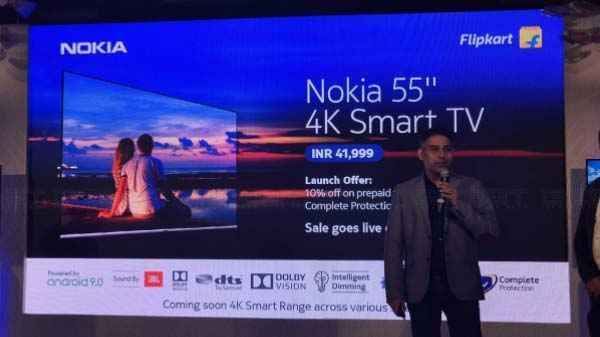 Nokia का आया 55 इंच का 4K स्मार्ट टीवी