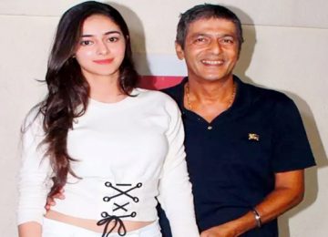 Chunky Pandey reacts to signing film daughter Ananya