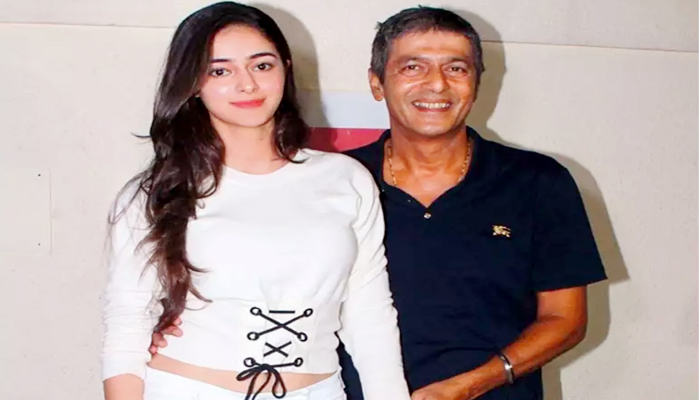 Chunky Pandey reacts to signing film daughter Ananya