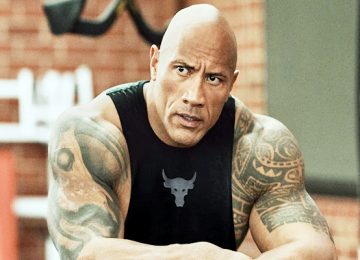 Hollywood actors Dwayne Johnson