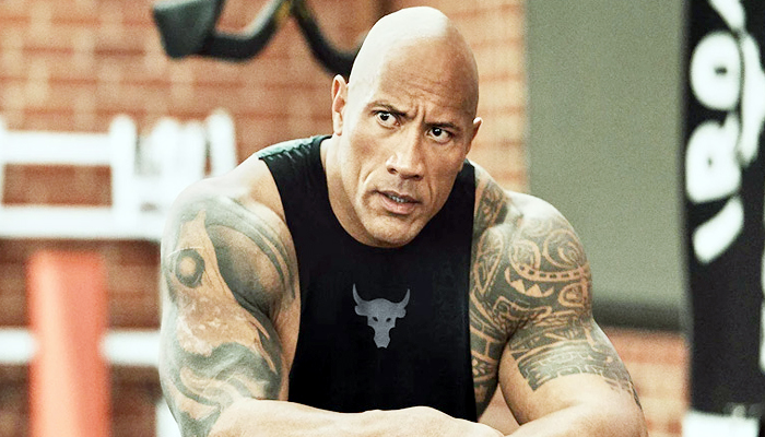 Hollywood actors Dwayne Johnson