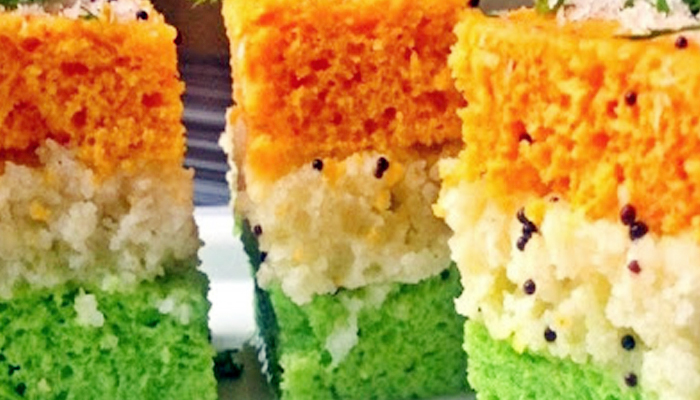 'Tiranga Dhokla'