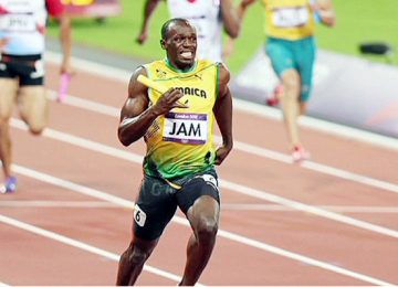 Usain Bolt won the gold medal of Olympics