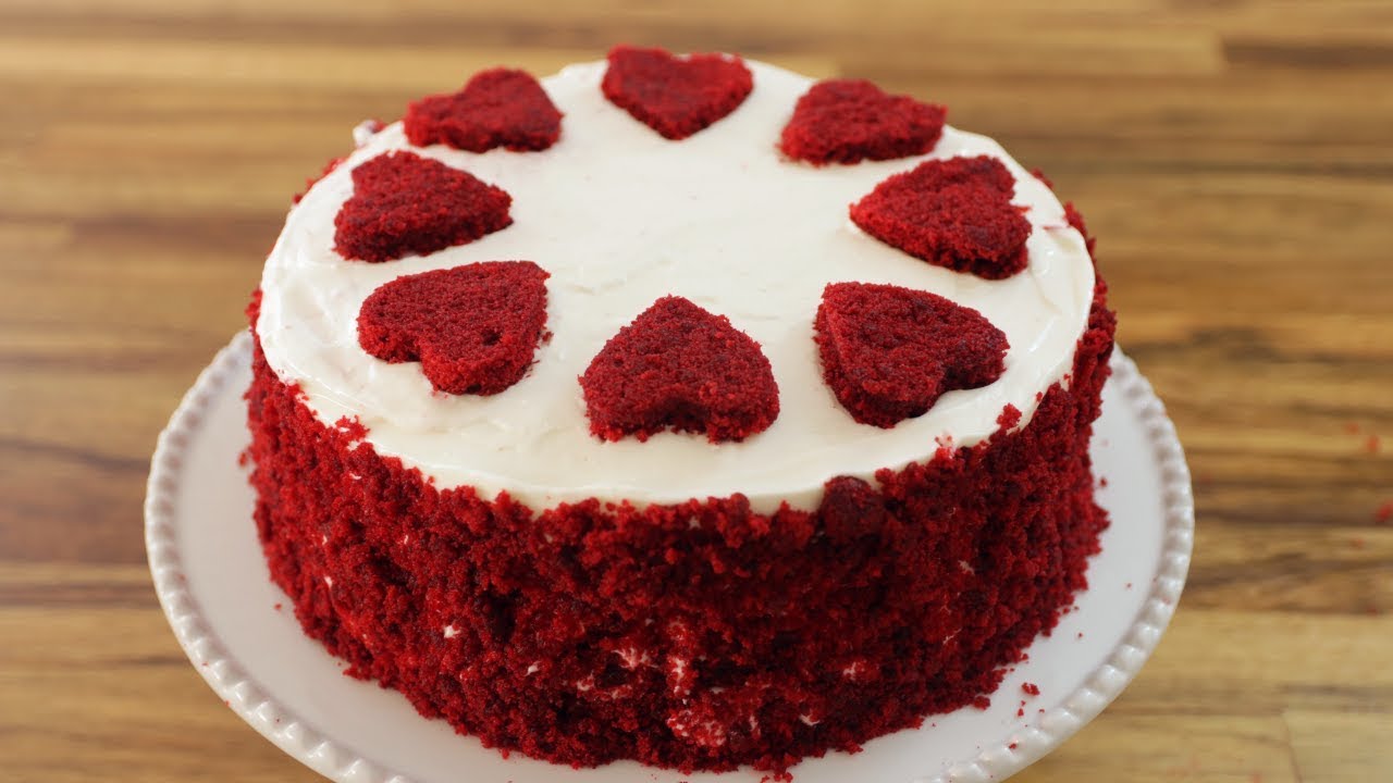 Easy to make red velvet cake at home