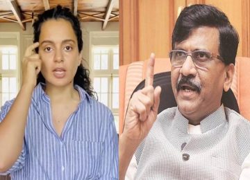 Kangana accuses Sanjay Raut of threatening