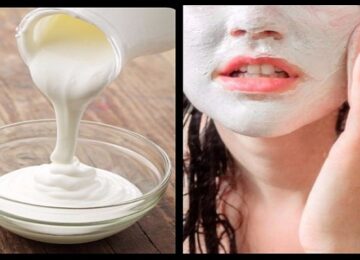 Flour and milk face pack