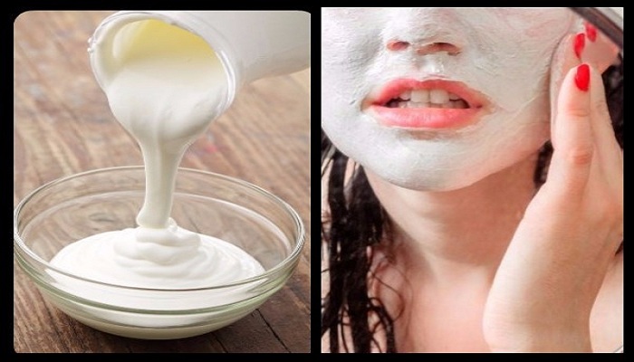 Flour and milk face pack