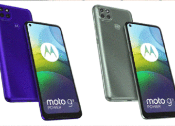 MotoG9 smartphone