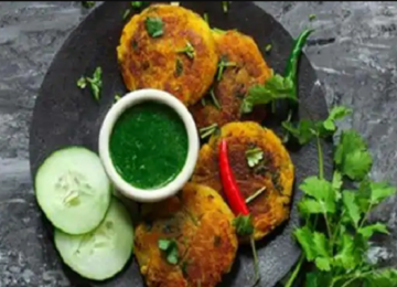 potato cabbage tikki