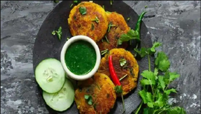 potato cabbage tikki