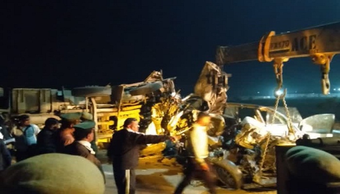 agra expressway accident