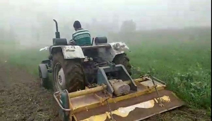 crop destroyed in bijnaur