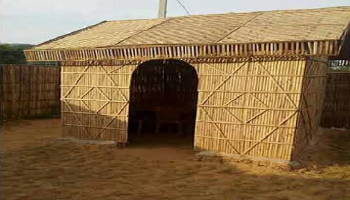 Bamboo House in Singhu Border