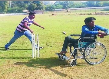 Divyang cricket competition