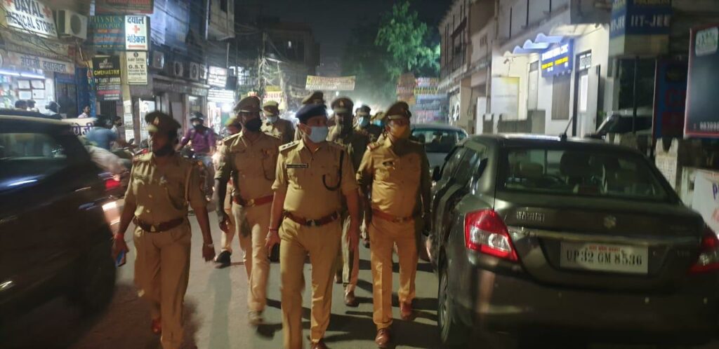 Police conduct checking campaign regarding upcoming festivals and covid19