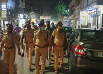 Police conduct checking campaign regarding upcoming festivals and covid19