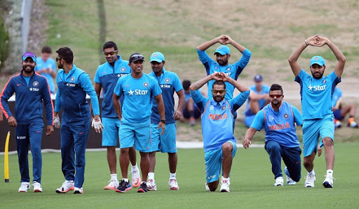 team india practics session