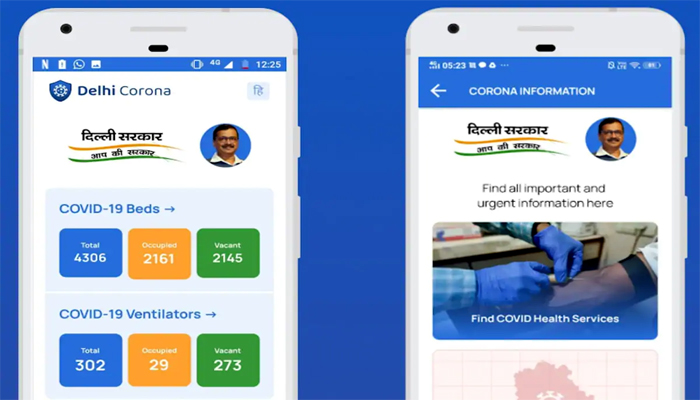 Delhi Corona mobile ap