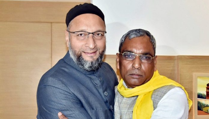 Rajbhar with owaisi