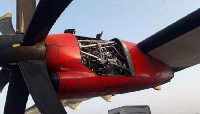 engine part collapsed