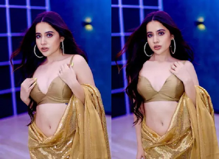 Golden saree