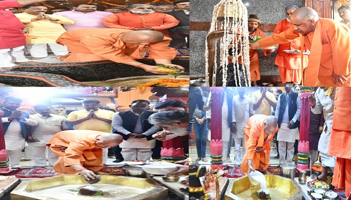 CM Yogi engaged in rituals on Mahashivaratri