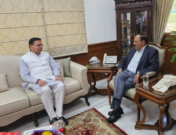 CM Dhami met Ajit Doval