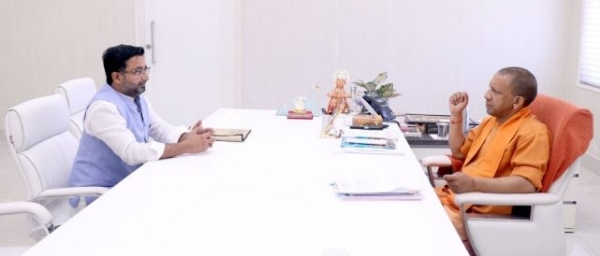 Danish Azad Ansari met CM Yogi