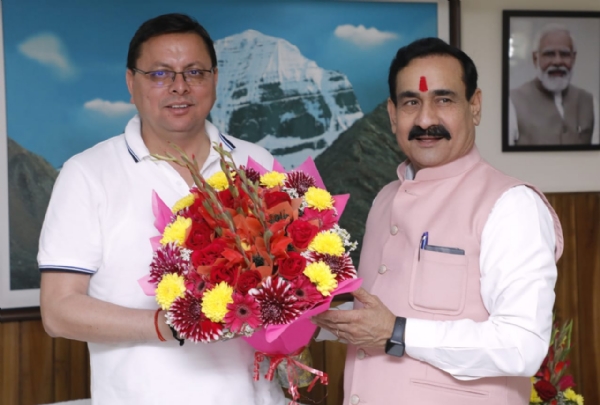 Narottam Mishra, CM Dhami