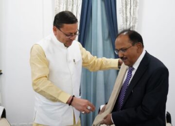 Ajit Doval met CM Dhami