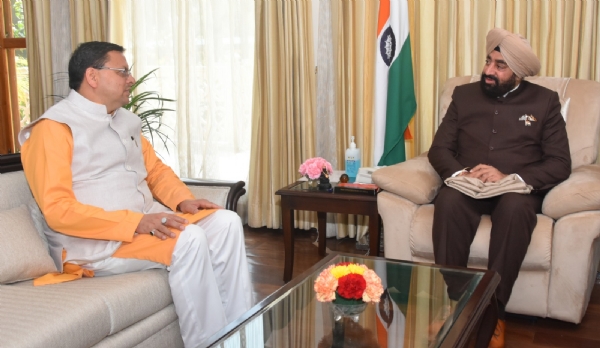 CM Dhami met the Governor