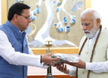 CM Dhami met PM Modi