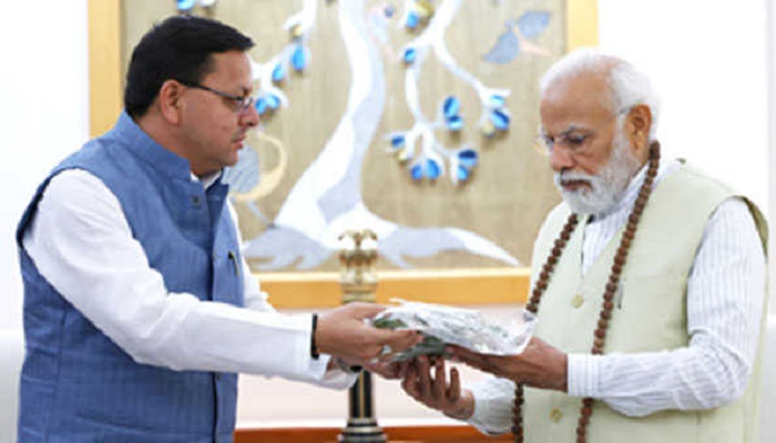 CM Dhami met PM Modi