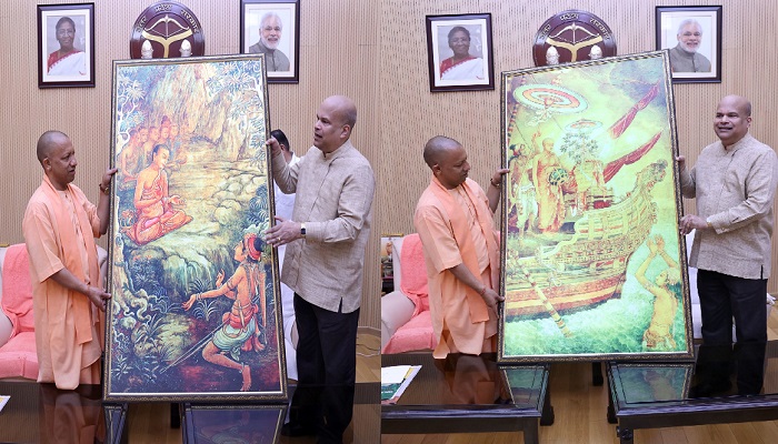 Sri Lankan High Commissioner met CM Yogi