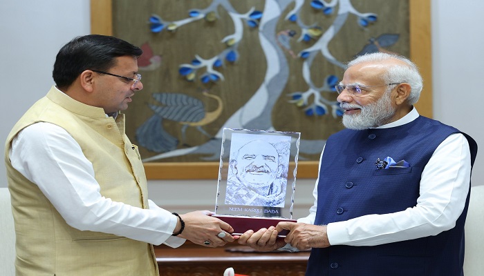 CM Dhami, PM Modi