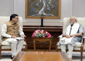 CM Dhami met PM Modi