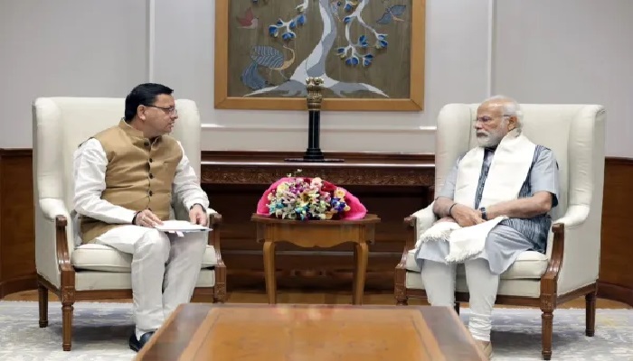 CM Dhami met PM Modi