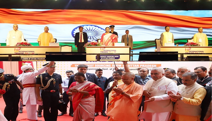 President Murmu inaugurated UP International Trade Show