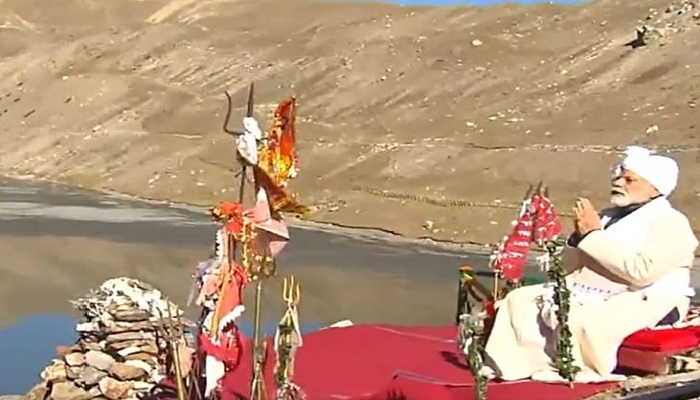 PM Modi worshiped in Parvati Kund