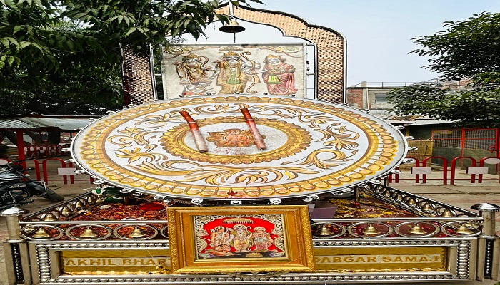 A huge 500 kg drum reached Ayodhya