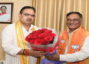 Rajendra Nayak met CM Bhajanlal