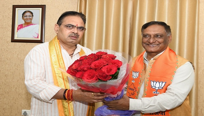 Rajendra Nayak met CM Bhajanlal