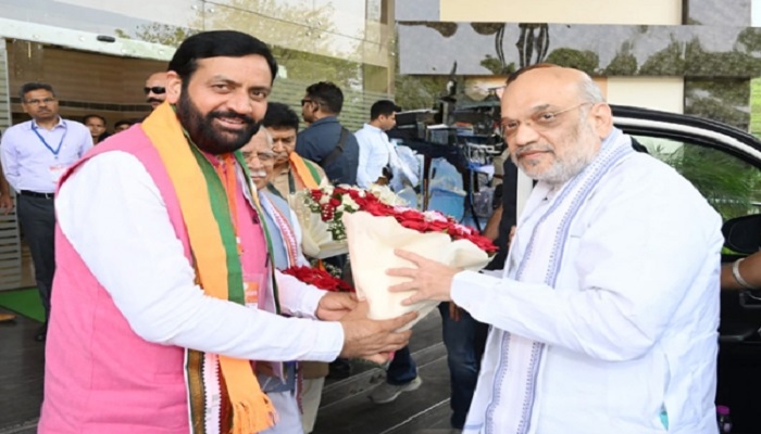 Amit Shah, Nayab Singh