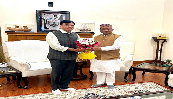 CM Vishnu Dev Sai met Dr. Mandaviya