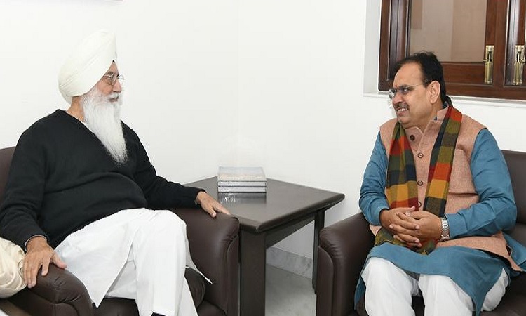 CM Bhajanlal Sharma met Dera chief Baba Gurinder Singh
