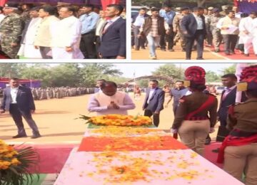 CM Vishnudev paid tribute to the martyred soldiers