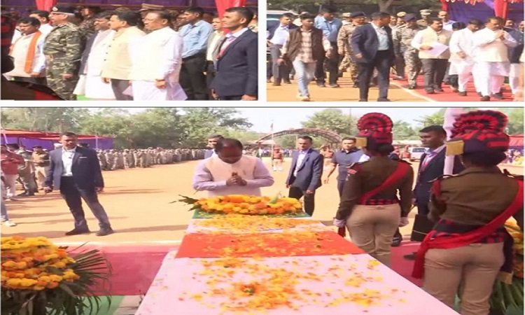 CM Vishnudev paid tribute to the martyred soldiers