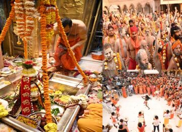 A grand view in Kashi on Mahashivratri